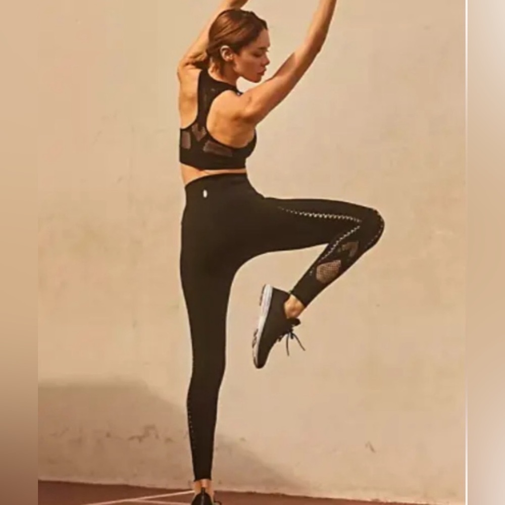 Free People High-Rise Full-Length Running Through My Mind Leggings - Picture 2 of 9